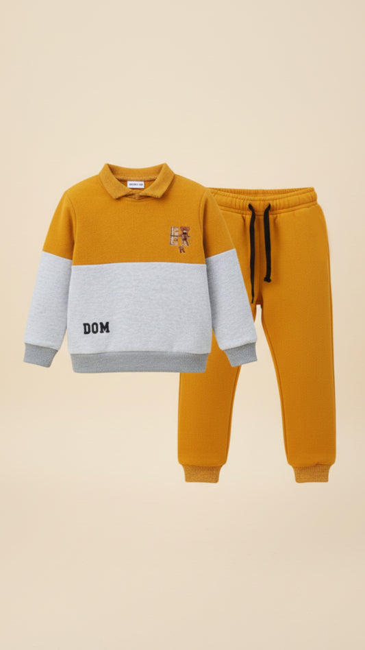 Winter 3 Fleece Sweatshirt & Trouser Tracksuit for Kids