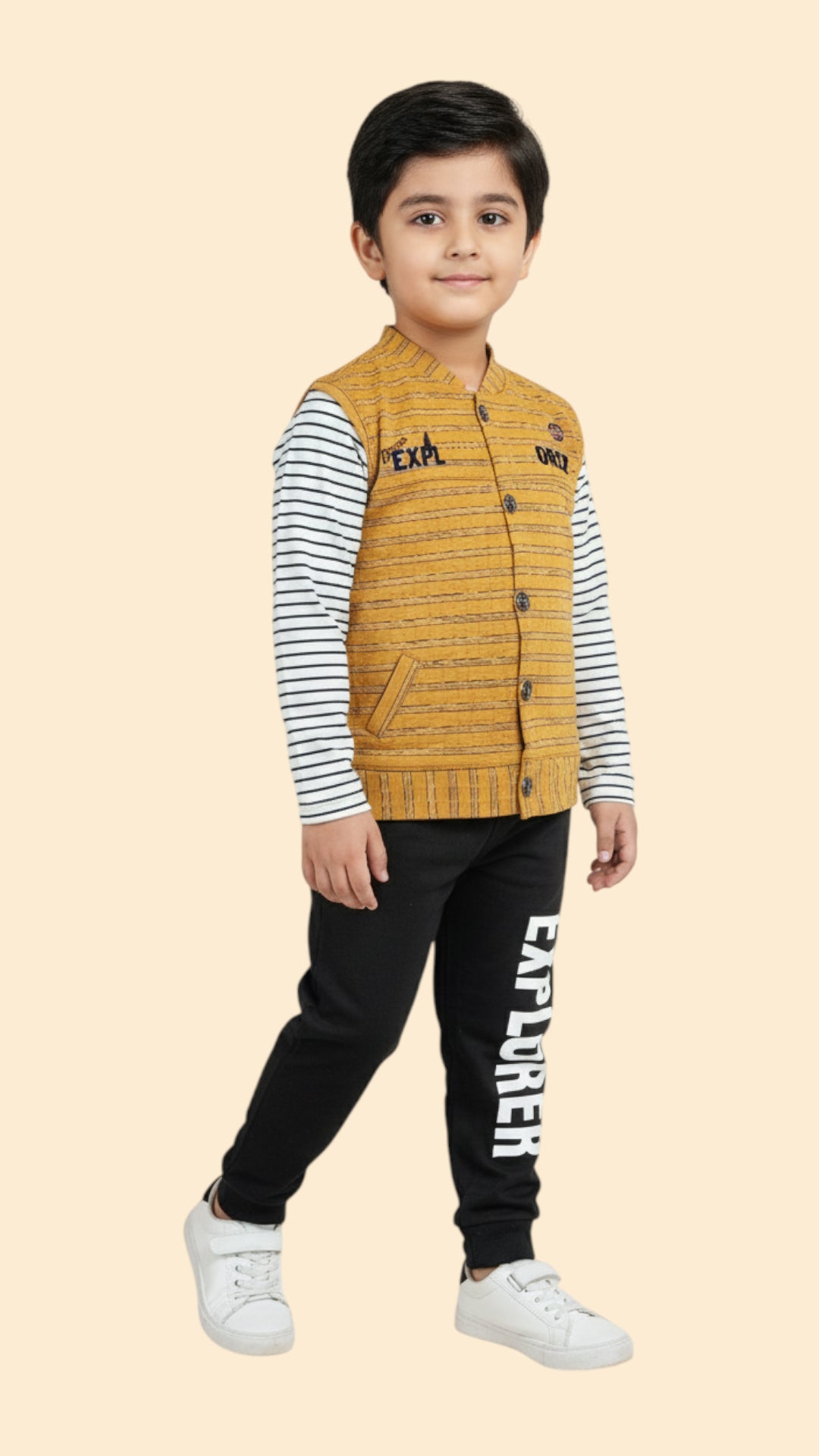 3 Pcs Cotton Jersey Track Suit