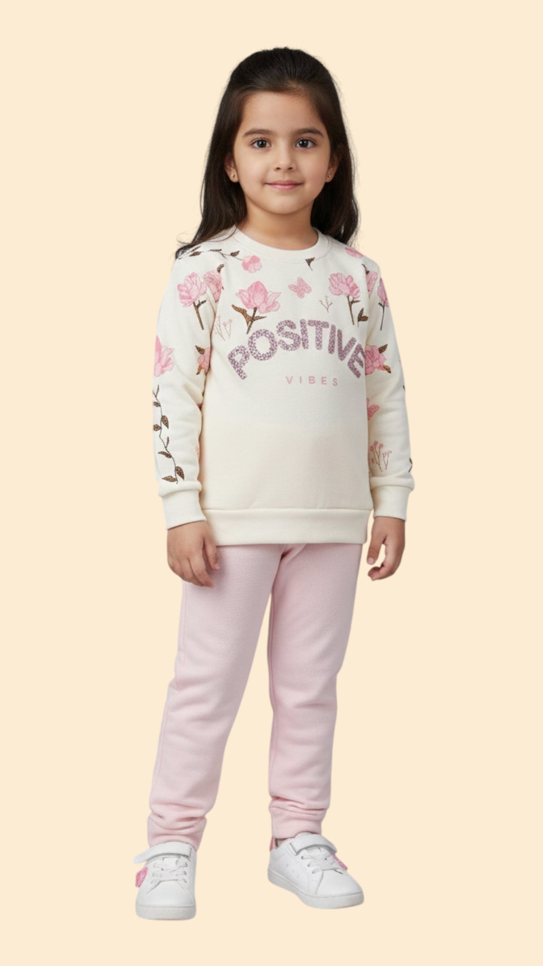 Winter Fleece Sweatshirt & Trouser Tracksuit for Kids