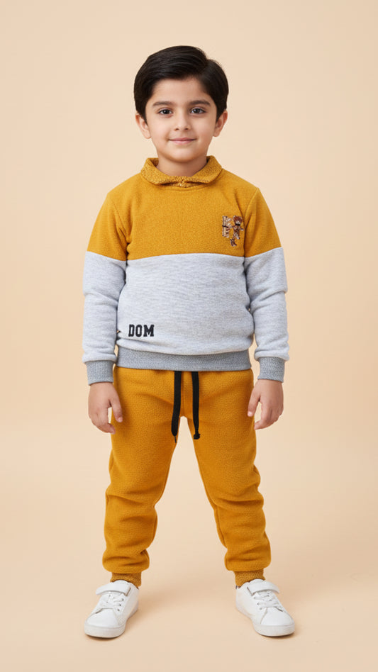 Winter 3 Fleece Sweatshirt & Trouser Tracksuit for Kids
